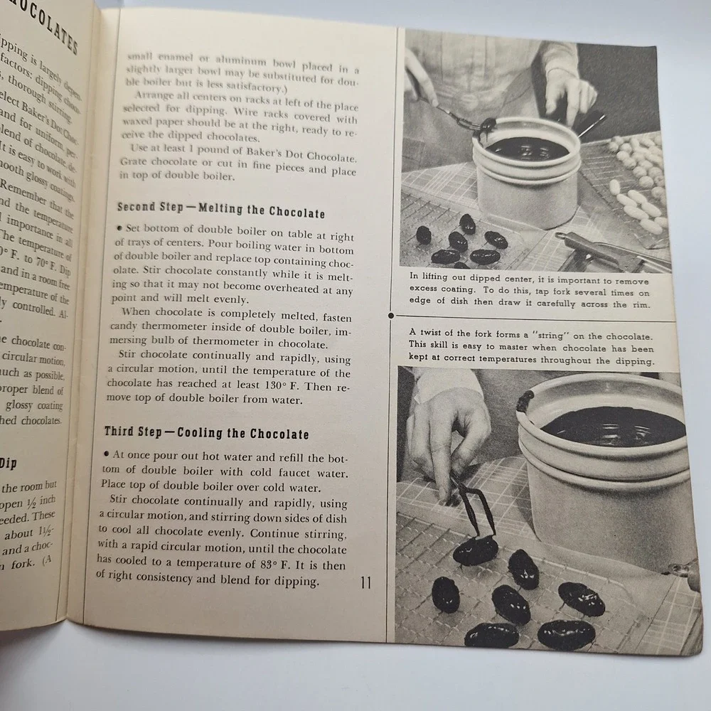 Chocolate Candies You Can Make General Foods Walter Baker‎ 1936 Recipe Booklet